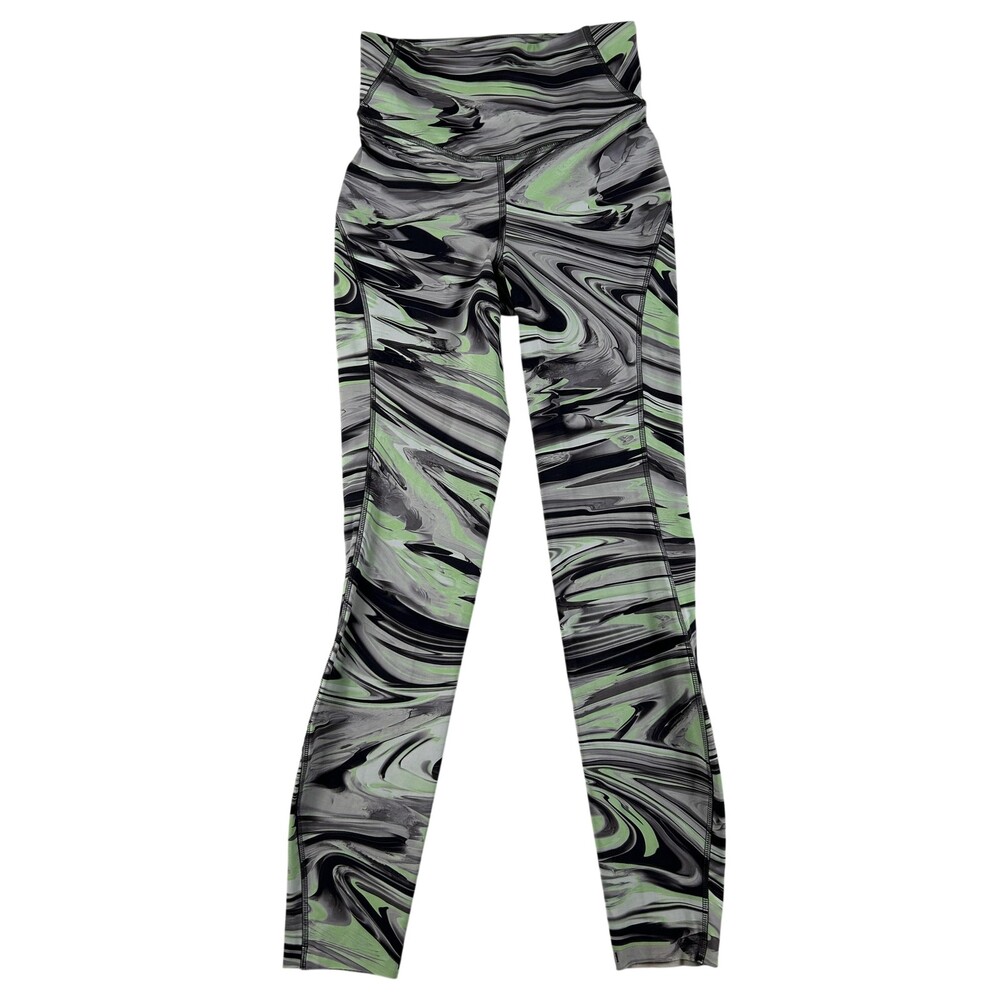 Lululemon Leggings Womens 2 Base Pace Tie Dye High Rise Ankle Paint Glide Warp